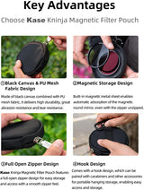 Kase Kninja Magnetic Pouch/Carry Case for Revolution Filters up to 82mm