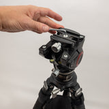 Complete Custom Build: Tall, Light Signature Fluid-Head Tripod (324CL legs)