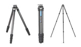 LS-284CEX Ranger Series Carbon Fiber Tripod with Built-in Leveling Base (Ultralight)