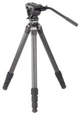 LS-284CEX Ranger Series Carbon Fiber Tripod with Built-in Leveling Base (Ultralight)